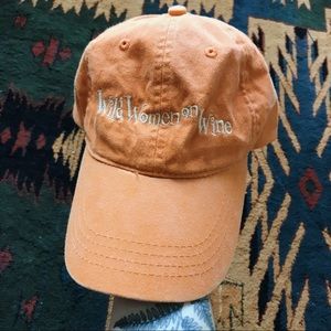 Vintage | Wild Women on Wine Pastel Orange Dad Hat